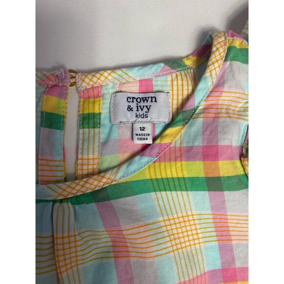 Crown & Ivy kids Dresses Bundle of 2 Size 12 Pink and Yellow - Picture 7 of 7